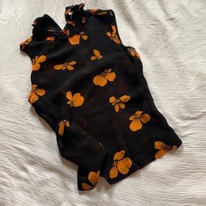 Pretty Ganni sleeveless blouse